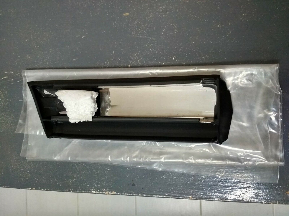 Thumbnail: BMW E28 front fender moulding right !!NEW!! GENUINE 51131871098