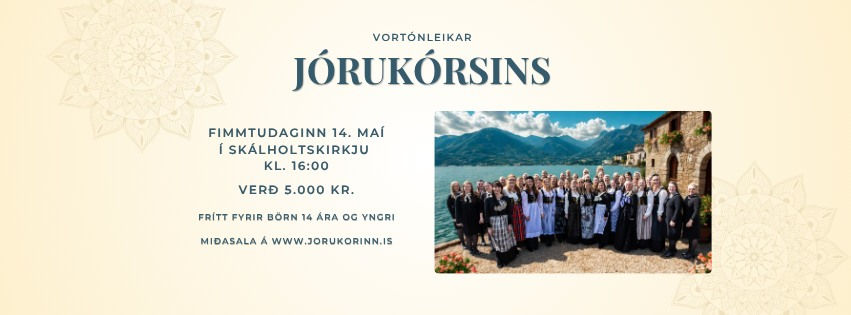Vortónleikar Jórukórsins
