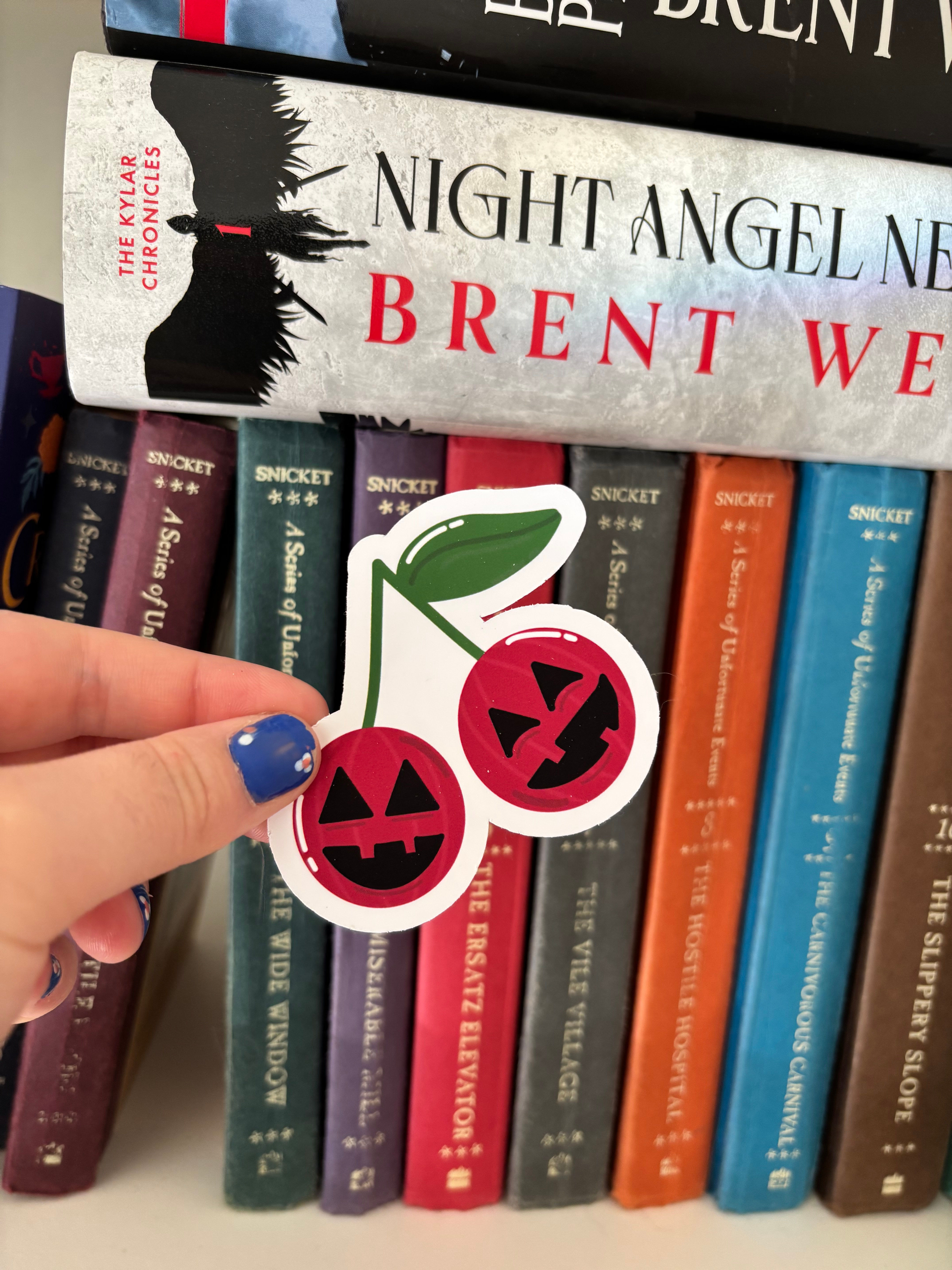 Pumpkin Cherries Sticker