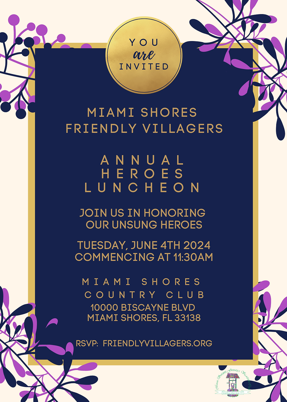 MSFV - 2nd ANNUAL HEROES LUNCHEON