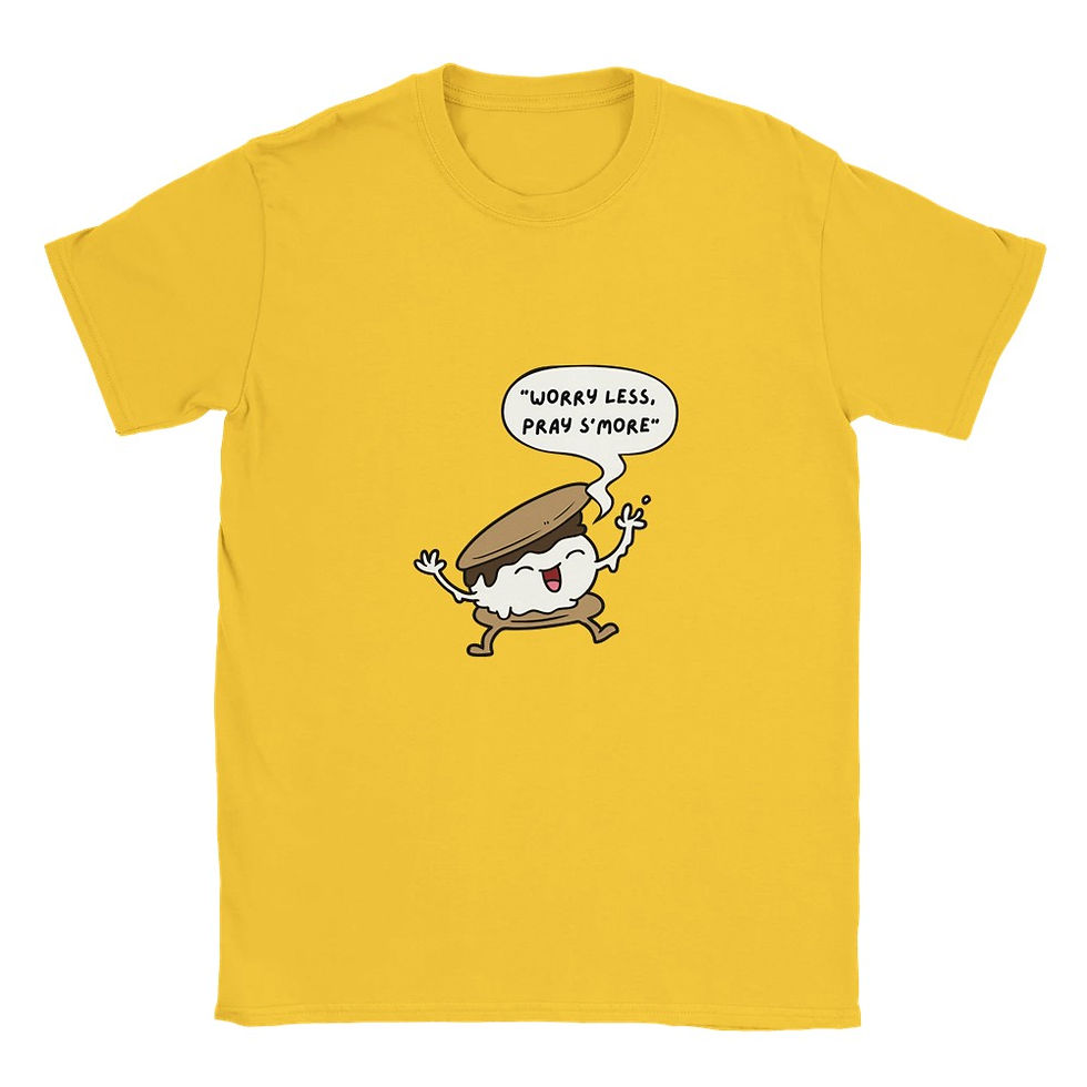 Thumbnail: Worry Less, Pray S’more  Classic Unisex Crewneck T-shirt