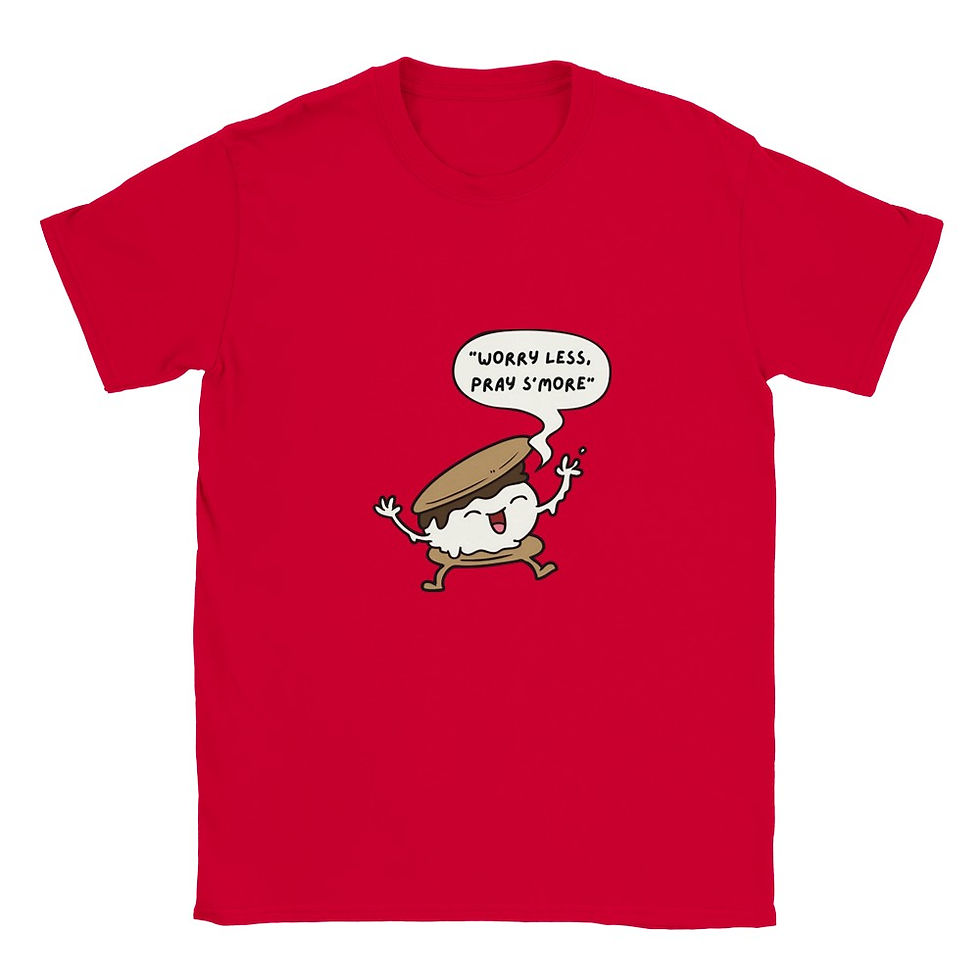 Thumbnail: Worry Less, Pray S’more  Classic Unisex Crewneck T-shirt