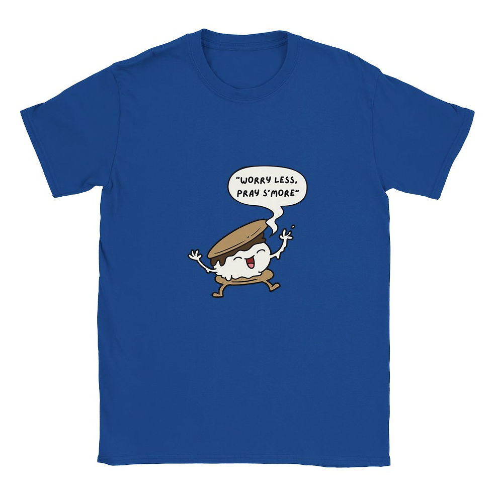Thumbnail: Worry Less, Pray S’more  Classic Unisex Crewneck T-shirt