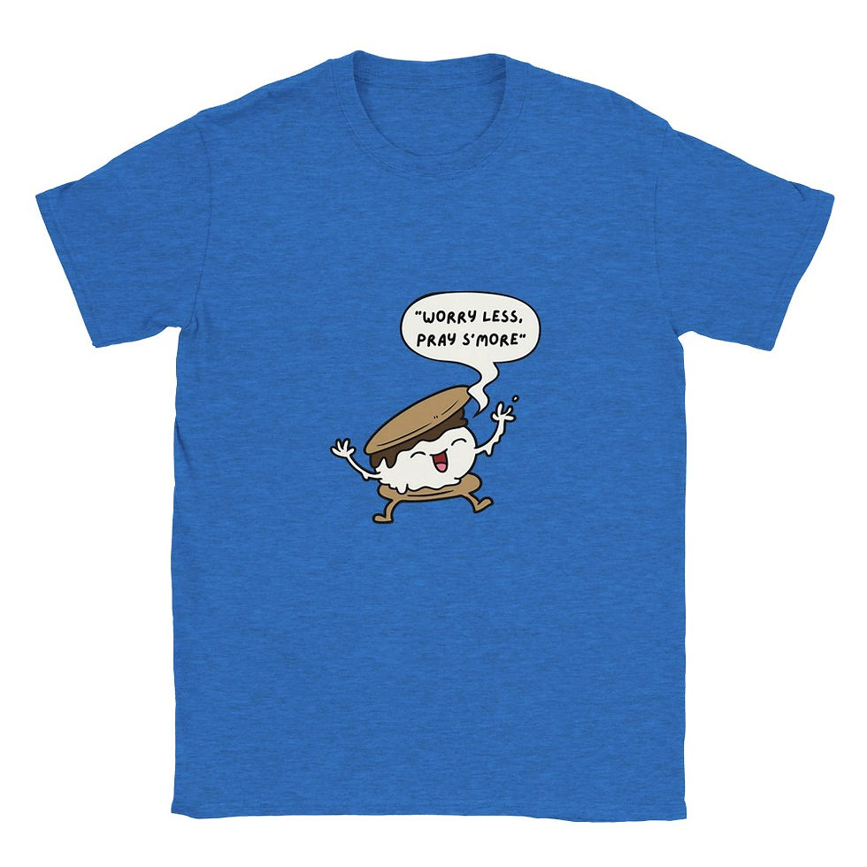 Thumbnail: Worry Less, Pray S’more  Classic Unisex Crewneck T-shirt
