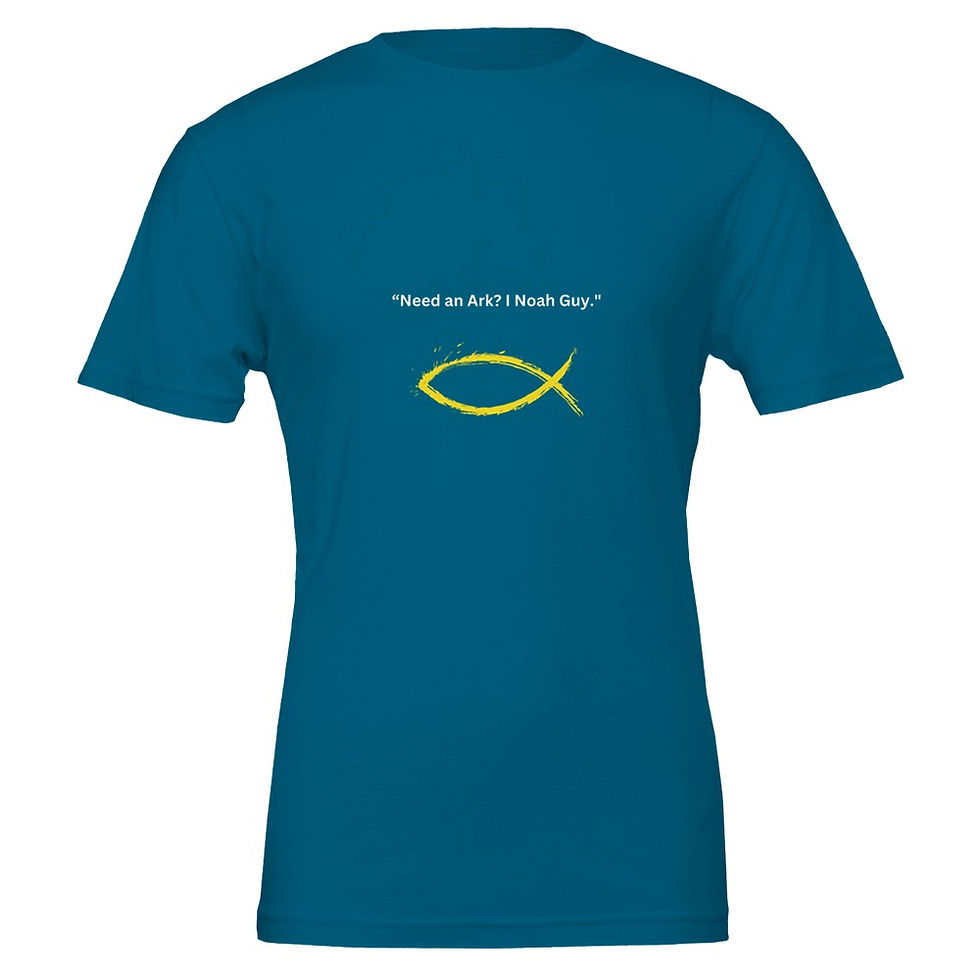 Thumbnail: "Need an Ark? I Noah Guy." Premium  Unisex Crewneck T-shirt