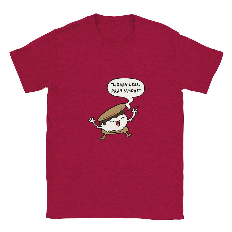 Thumbnail: Worry Less, Pray S’more  Classic Unisex Crewneck T-shirt