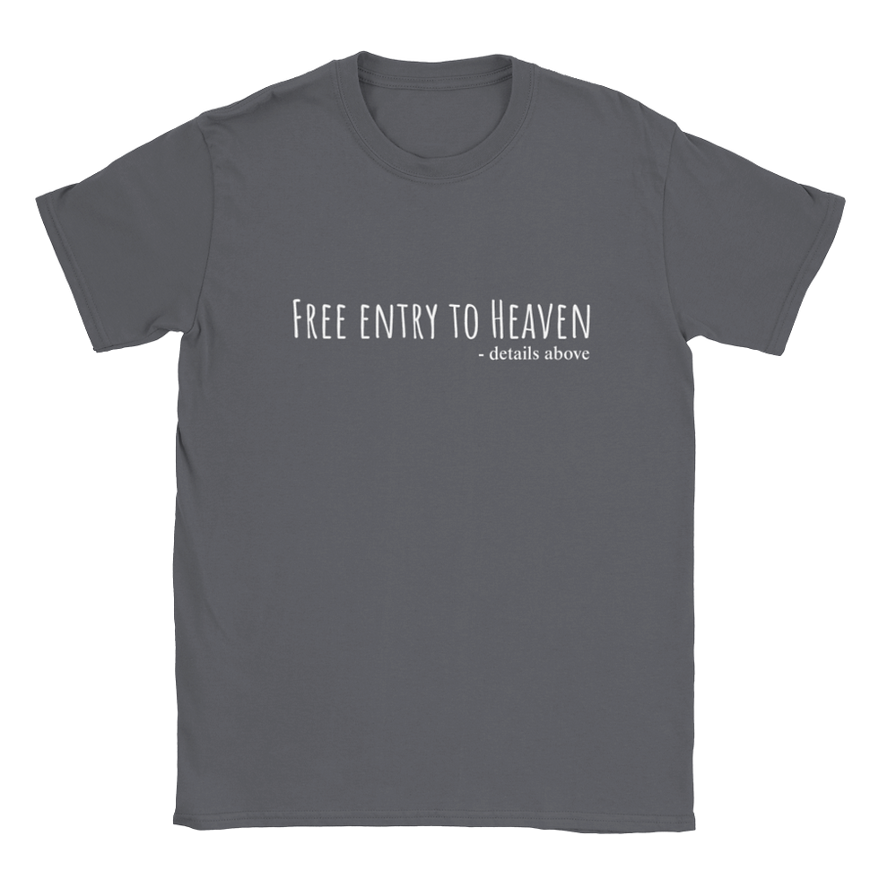 Thumbnail: 'Free Entry to Heaven' Classic Unisex Crewneck T-shirt