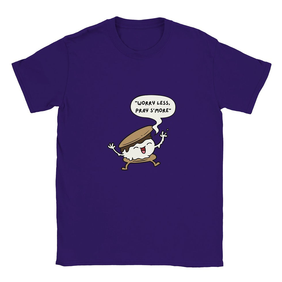 Thumbnail: Worry Less, Pray S’more  Classic Unisex Crewneck T-shirt
