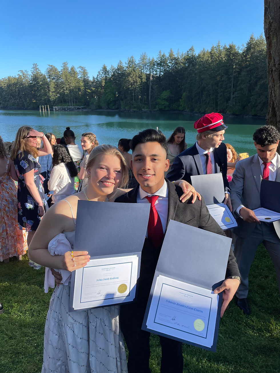 Graduation at Pearson College UWC 2022