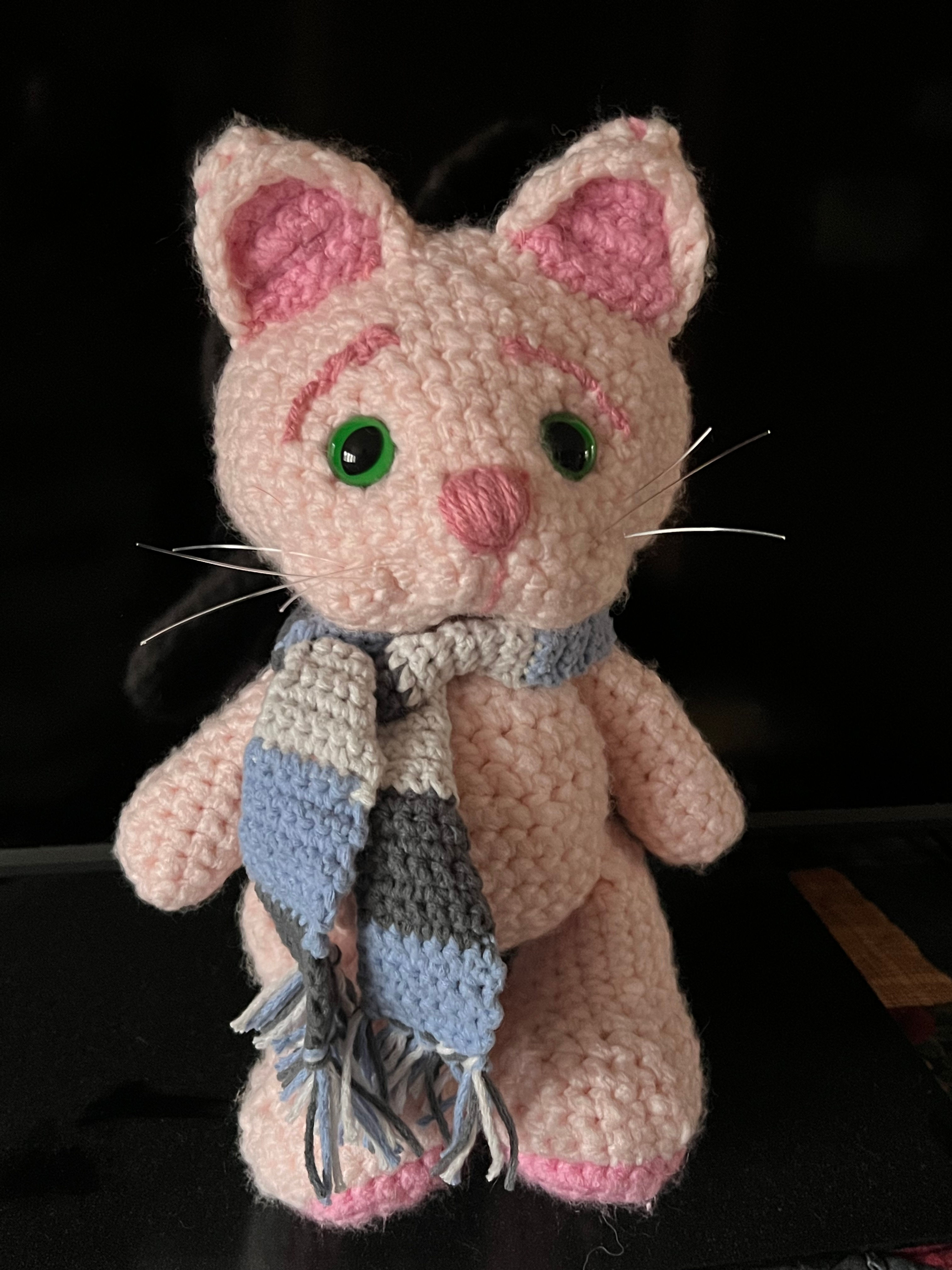 Cozy Kitty with Scarf