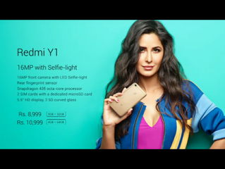 Xiaomi launches Redmi Y-series selfie smartphones, ropes in Katrina Kaif