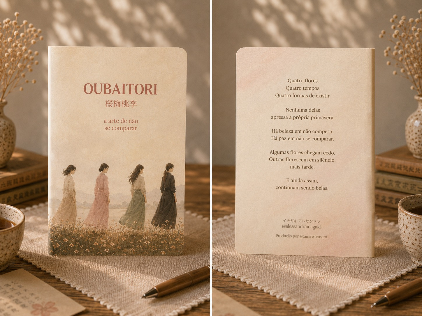Caderno artesanal Oubaitori