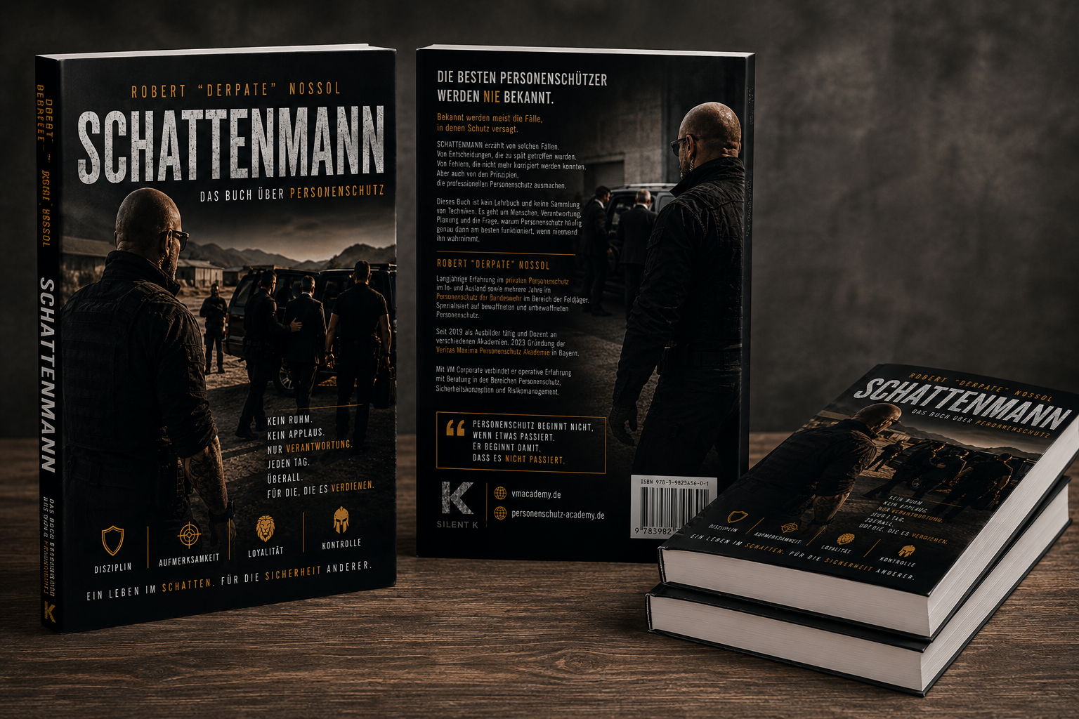 Buchcover: DER SCHATTENMANN – Das Buch über Personenschutz