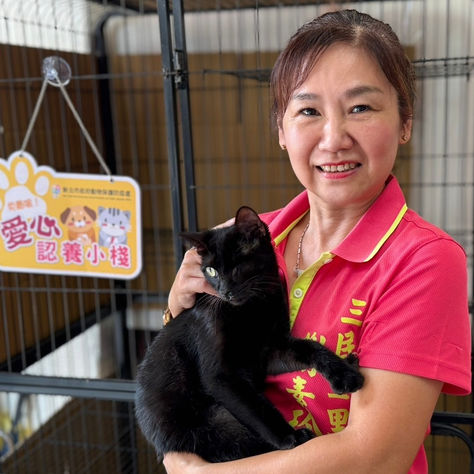 收容殘疾貓 設認養小棧 謝素玲里長愛心滿滿