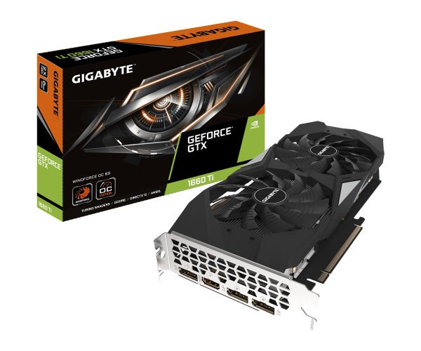Gigabyte Nvidia GeForce 1660 Ti 6GB GDDR6 OC