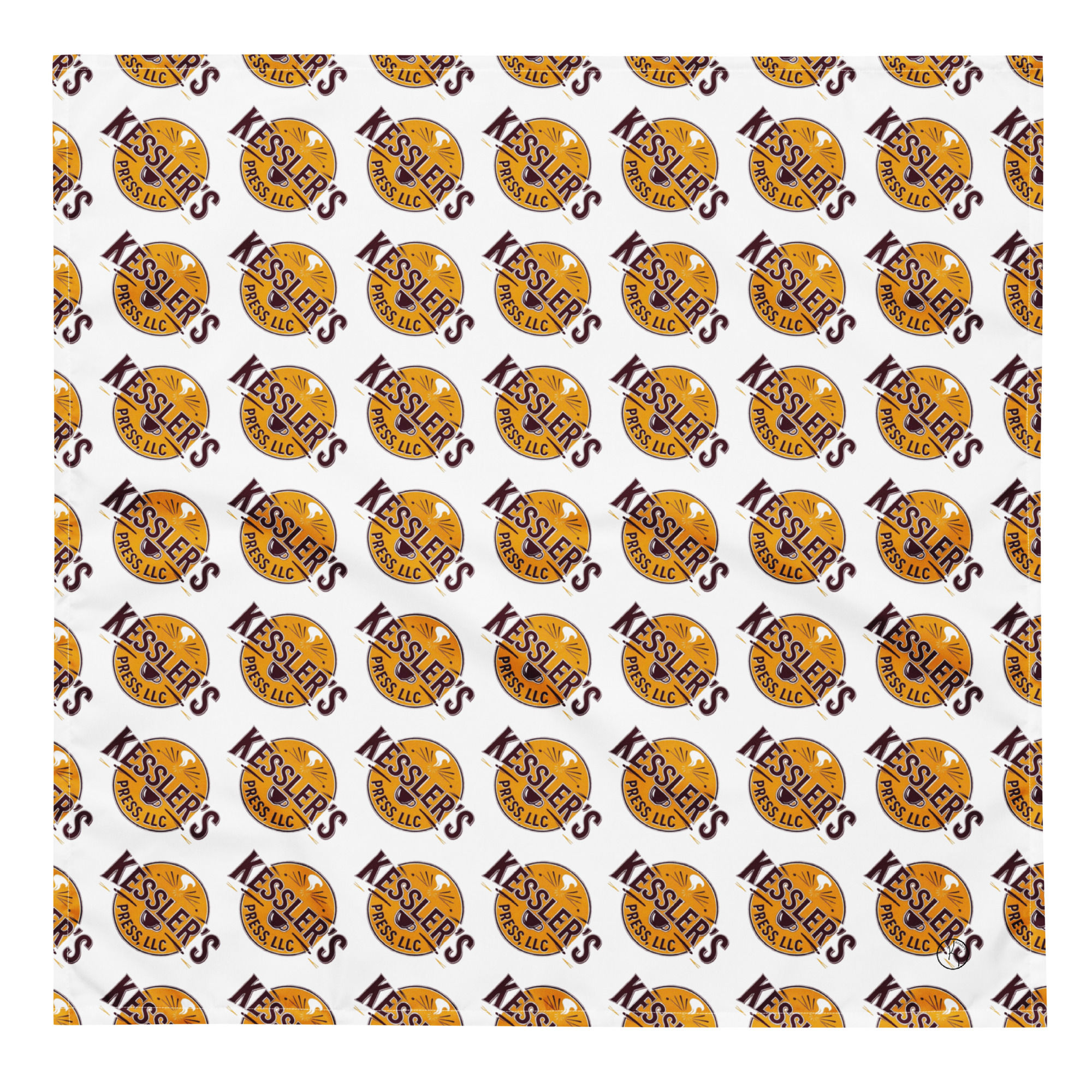 Large Fun coffee themed dog bandana by Kessler’s Press