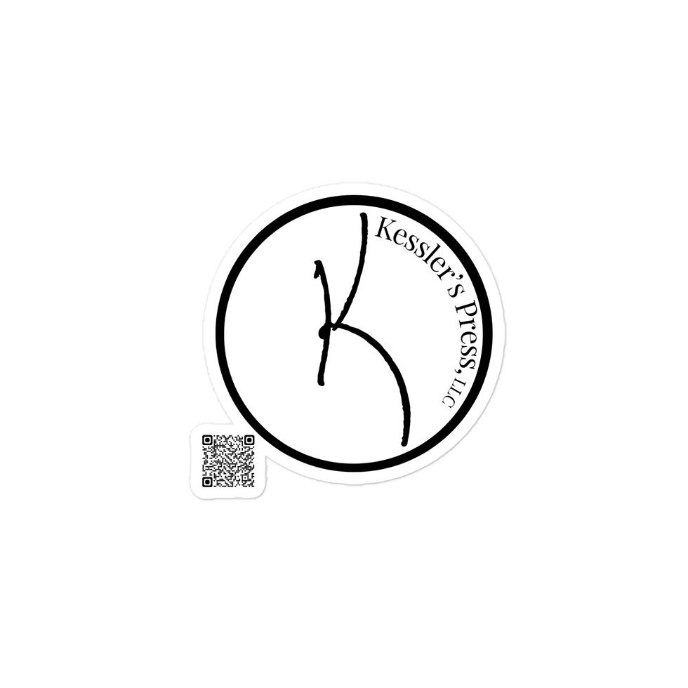 Kessler’s Press Logo Bubble-Free Sticker