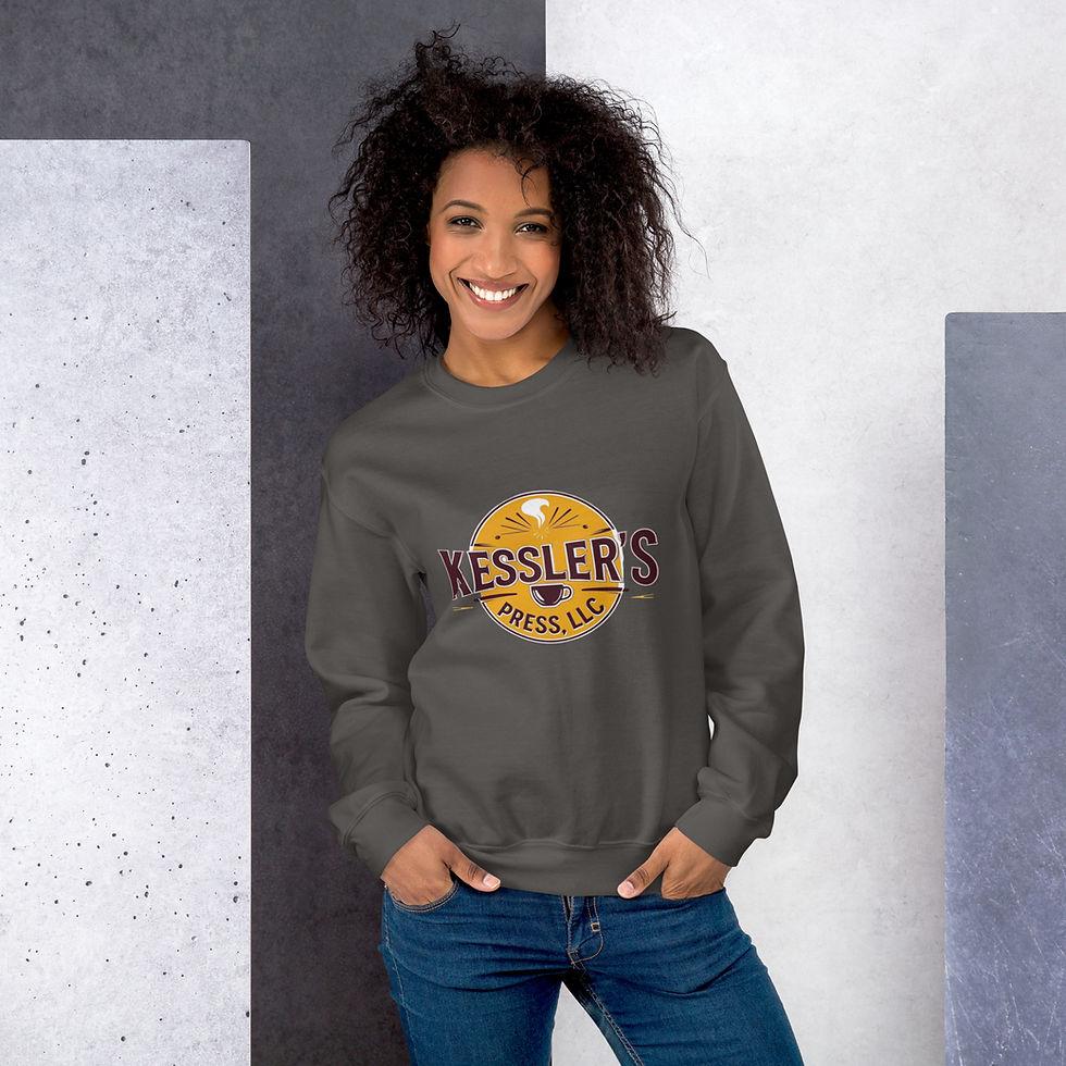 Coffee Loves Crew Sweatshirt | Cozy Coffee Lover Apparel | Kessler’s Press