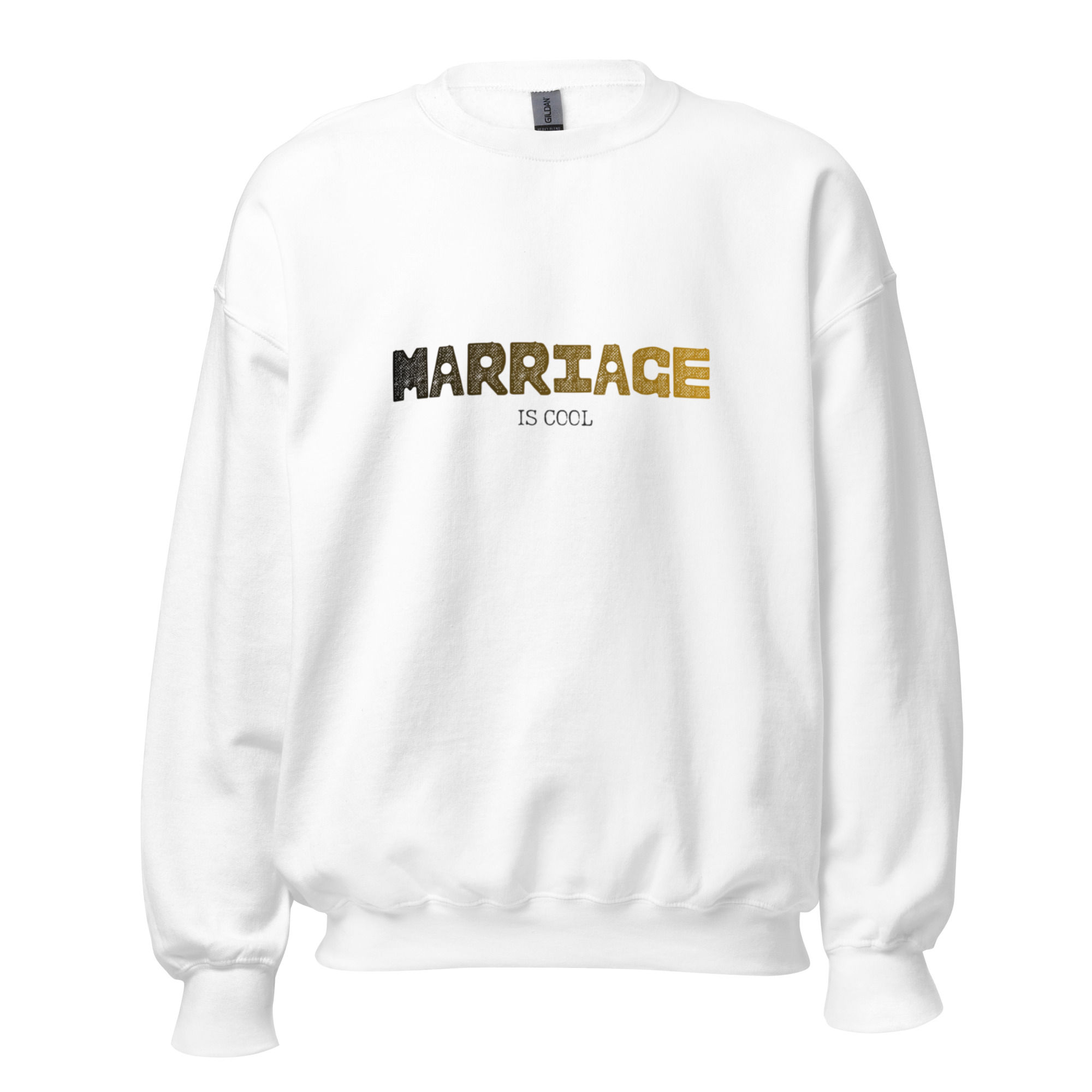 Marriage is Cool™ Gradient Design Crewneck Sweatshirt