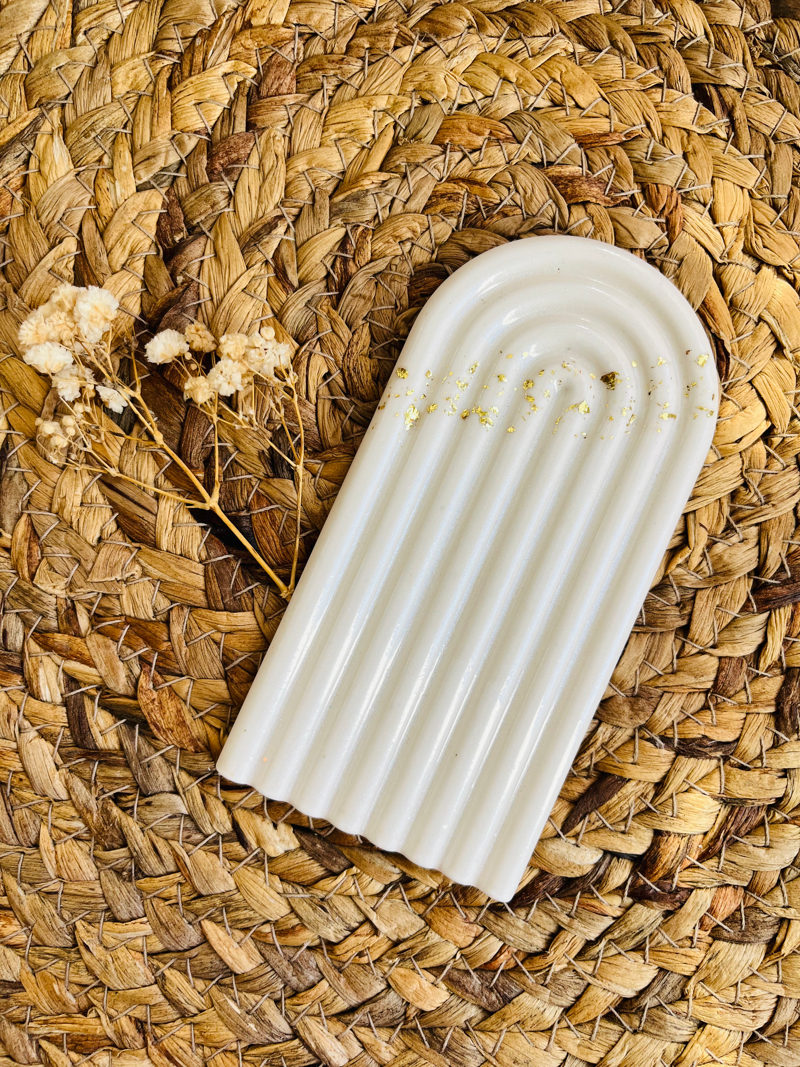Porte-savon Arc-en-Ciel – Collection Éclat d’Ivoire