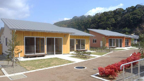 甲佐団地(木造仮設住宅)