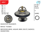 SMART 1057 - Wax Thermostat - OE 0022037675, 0032036975 - MERCEDES-BENZ, JAGUAR, DEUTZ, DAEWOO, SSANGYONG