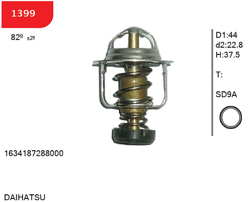 SMART 1399 - Wax Thermostat - OE 1634187288000