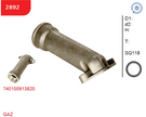SMART 2892 - Coolant Flange - OE 740100913820 - GAZ