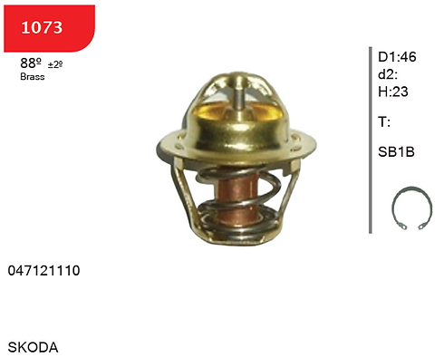 SMART 1073 - Wax Thermostat - OE 47121110 - SKODA