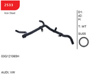 SMART 2533 - Water Tube - OE 03G121065H - AUDI, VW