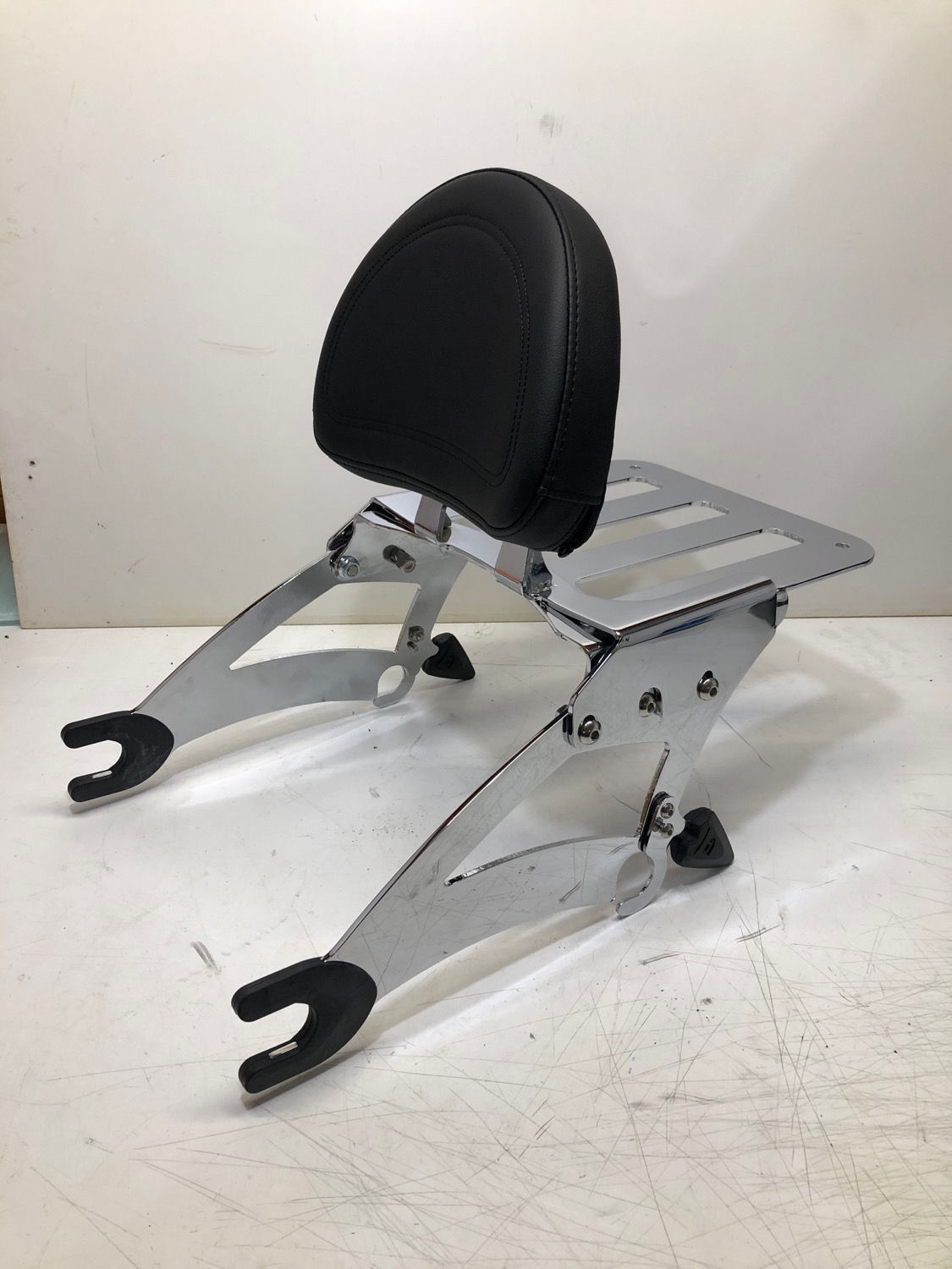 Chrome Backrest Luggage Rack for Indian Motorcycle