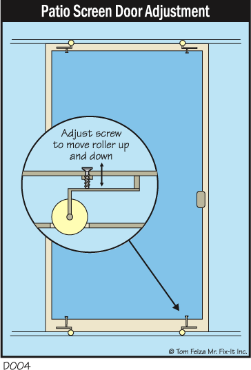 Quick Tip #13 – Stuck Patio Screen Door?