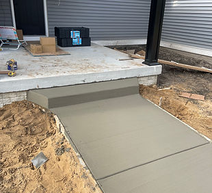 driveway for a three car garage