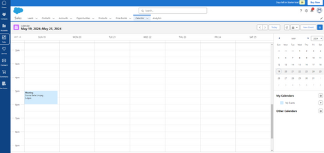 Salesforce Calendar
