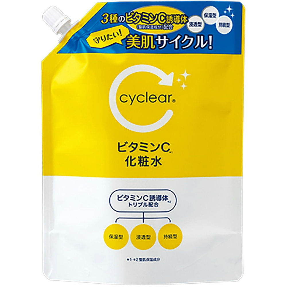 Kumano Yushi cyclear Vitamin C Lotion Refill 500ml