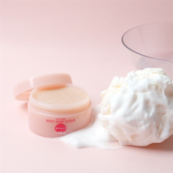 Thumbnail: Pelican Booty Care Body Soap Scrub - Sweet Peach 180g