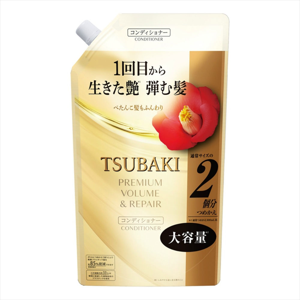 TSUBAKI Premium Volume & Repair  hair conditioner  600ml Refill