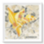 Affiche Plan quartier Bonnefoy Toulouse EmYLo