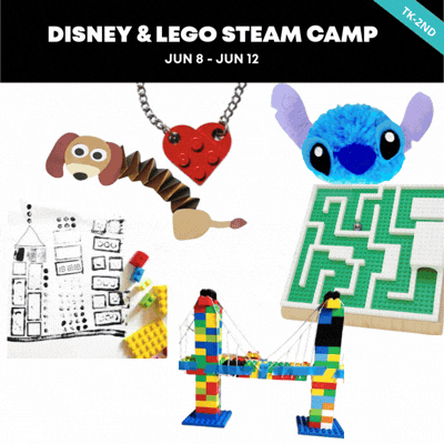 Disney/Lego STEAM (TK-2nd) & The Art of Nintendo (3rd-9th)