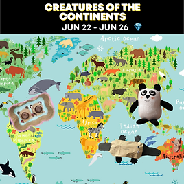 Join Creatures of the Continents Or Blue Planet Exploration & Sustainable Making