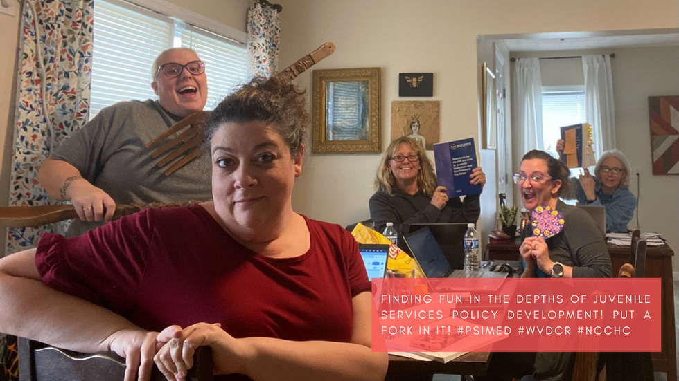 Team Members from Mount Olive Correctional Complex gathered for a fun filled training day 