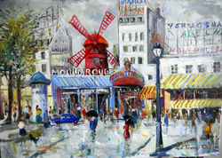 Moulin Rouge oil 1