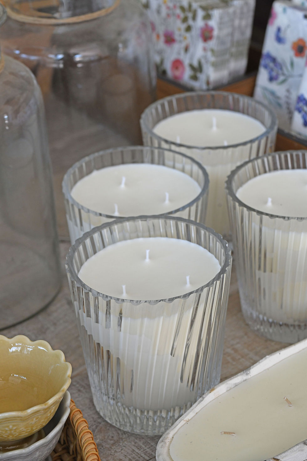 נר בכלי זכוכית