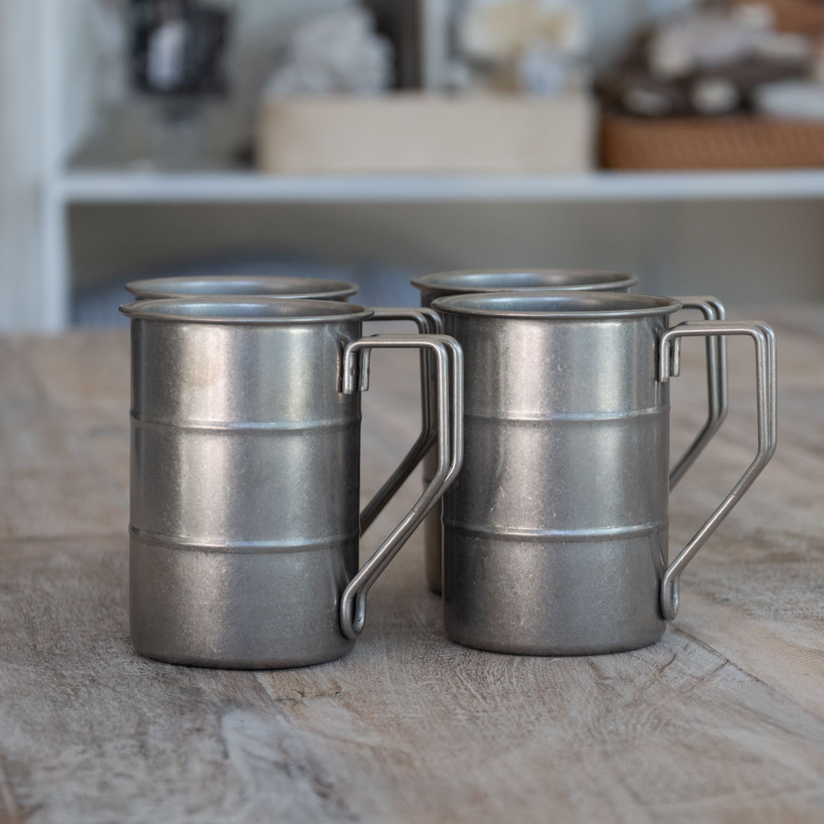 כוס נירוסטה עם ידית אחיזה 