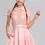 Thumbnail: Pink Glitter Skater Dress
