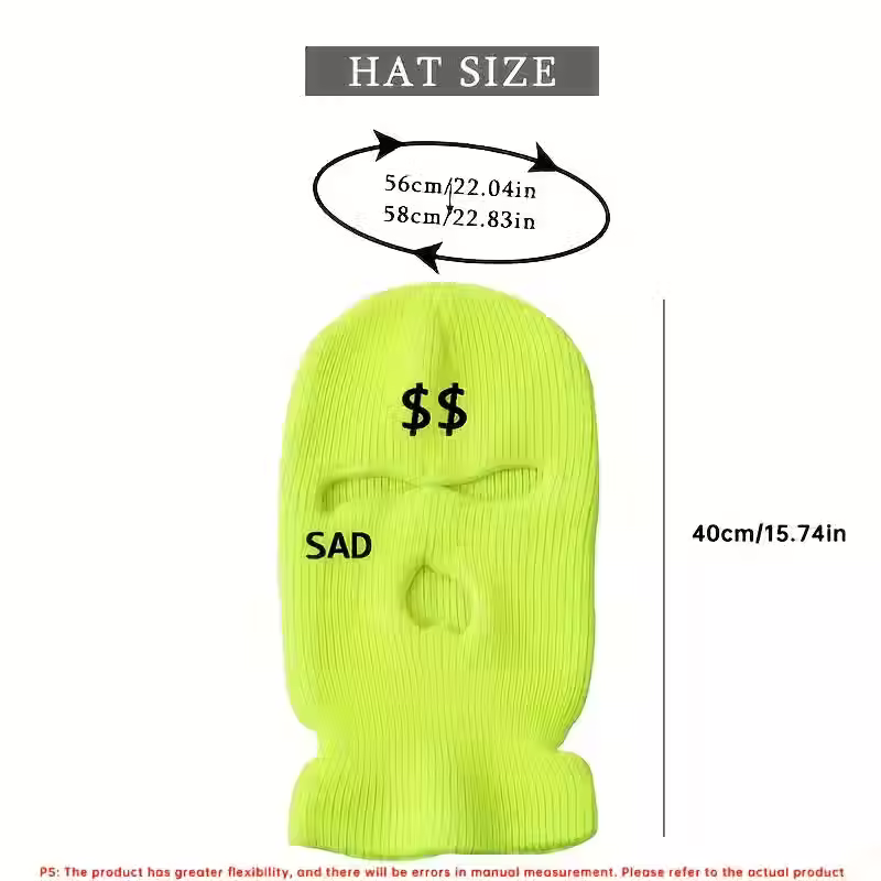 Thumbnail: SAD $$ Ski Mask- 2 Colours