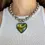 Thumbnail: Ball Chain Heart Necklace