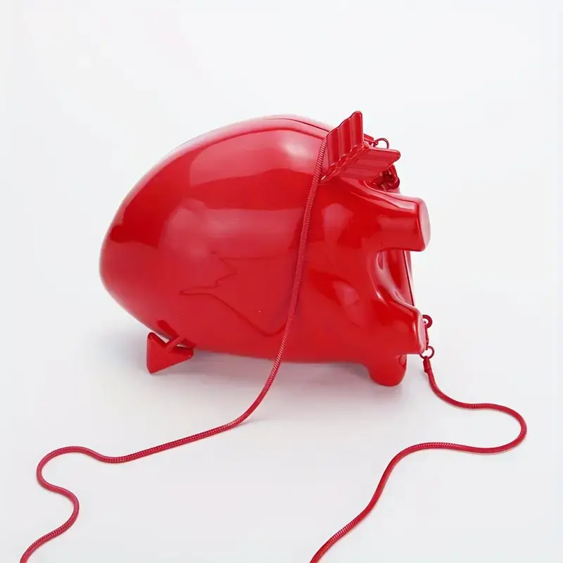 Red Heart & Arrow Purse