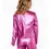 Thumbnail: Magenta Metallic Moto Jacket