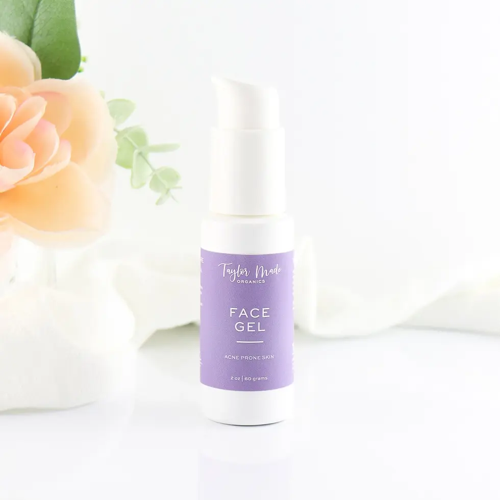 Organic Vegan Acne Face Gel